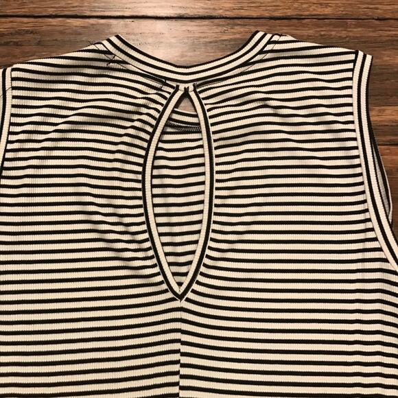 Forever 21 Dress Sleeveless Mock Neck Striped - Picture 9 of 9